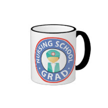 Graduado de la escuela de enfermería tazas