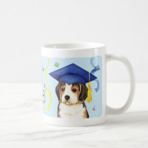 Graduado del beagle taza de café