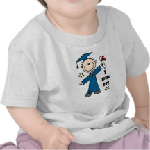 Graduado del muchacho camisetas