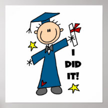 Graduado del muchacho impresiones