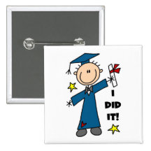 Graduado del muchacho pins