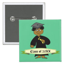 Graduado del varón de la graduación pins