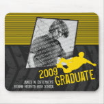 Graduado-Patinador 2009 Mousepad (amarillo) Tapete De Ratón