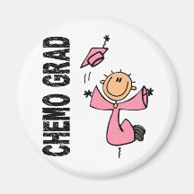 GRADUADO rosado 1 (cáncer de CHEMO de pecho) Iman Para Frigorífico
