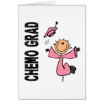 GRADUADO rosado 1 (cáncer de CHEMO de pecho) Felicitacion