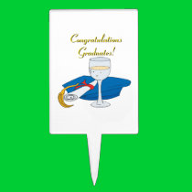 Graduados de la enhorabuena palitos de tarta