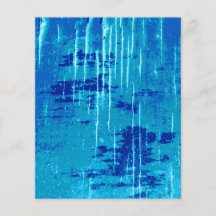 Gráfico abstracto azul flyer personalizado