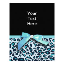 Gráfico azul del arco de la cinta del estampado le invitaciones personalizada