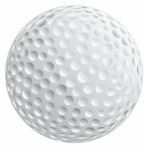 gráfico de vector de la pelota de golf escultura fotografica