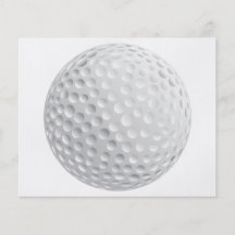 gráfico de vector de la pelota de golf flyer personalizado