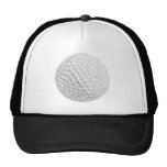 gráfico de vector de la pelota de golf gorras