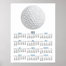 gráfico de vector de la pelota de golf impresiones
