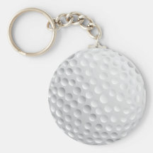 gráfico de vector de la pelota de golf llavero personalizado