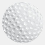 gráfico de vector de la pelota de golf pegatinas  