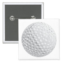 gráfico de vector de la pelota de golf pins