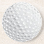 gráfico de vector de la pelota de golf posavasos para bebidas