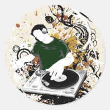 gráfico de vector libre de DJ Etiquetas