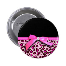 Gráfico del arco de la cinta del estampado leopard pin