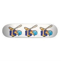 gráfico del jugador de béisbol del softball del ch patinetas personalizadas