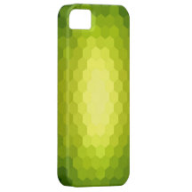 Gráfico inconsútil hexagonal de la verde lima iPhone 5 Case-Mate protectores