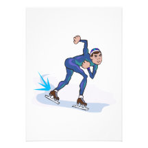 gráfico patinador del patinador de la velocidad invitación