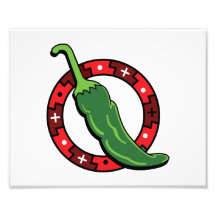 Gráfico rojo Image.png del anillo del chile verde Fotografia