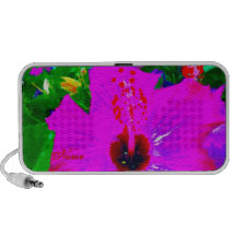 Gráfico tropical del arte pop de las vacaciones de mini altavoz