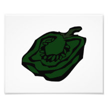 Gráfico verde abstract.png de la pimienta medio impresion fotografica