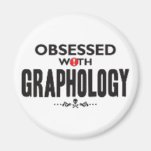 Grafología obsesionada imanes de nevera