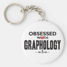 Grafología obsesionada llaveros