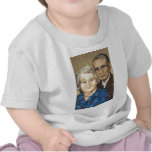 Gramma y abuelo Apilado Camisetas