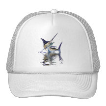 Gran aguja con la reflexión en agua gorro