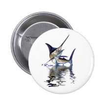 Gran aguja con la reflexión en agua pins