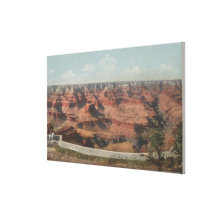 Gran Cañón, Arizona - vista del barranco de Hote Impresion En Lona