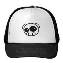 Gran cerdo de mirada de Subie Gorras