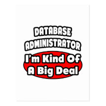 Gran cosa del administrador de base de datos… postales
