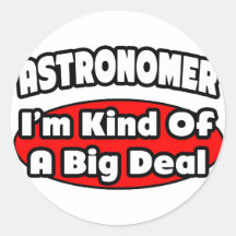 Gran cosa del astrónomo… etiqueta
