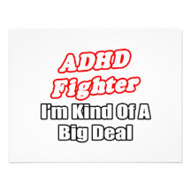 Gran cosa del combatiente de ADHD… Invitación Personalizada