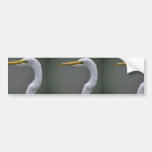 Gran egret pegatina de parachoque