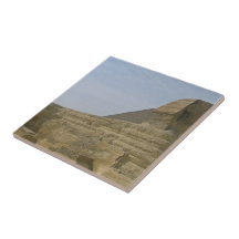 Gran esfinge con la pirámide azulejos ceramicos