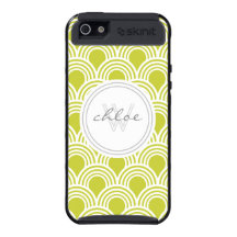 Gran estilo Shell de Gatsby del art déco personali iPhone 5 Cárcasas