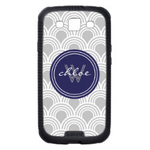 Gran estilo Shell de Gatsby del art déco personali Samsung Galaxy S3 Carcasas