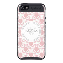 Gran estilo Shell de Gatsby del art déco personali iPhone 5 Protectores