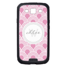 Gran estilo Shell de Gatsby del art déco personali Samsung Galaxy S3 Carcasa