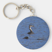 Gran Grebe con cresta Llaveros Personalizados