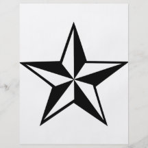 gran icono de la estrella tarjetón