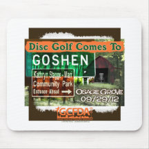 Gran inauguración del golf del disco de Goshen de  Alfombrillas De Ratones