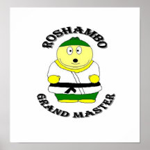 Gran maestro de Roshambo Posters