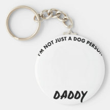 Gran papá pyrenese del perro llavero personalizado