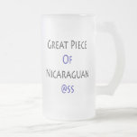 Gran pedazo de asno nicaragüense taza